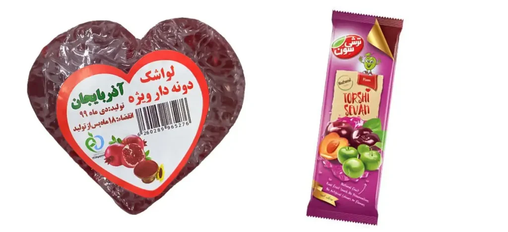 بسته بندی لواشک