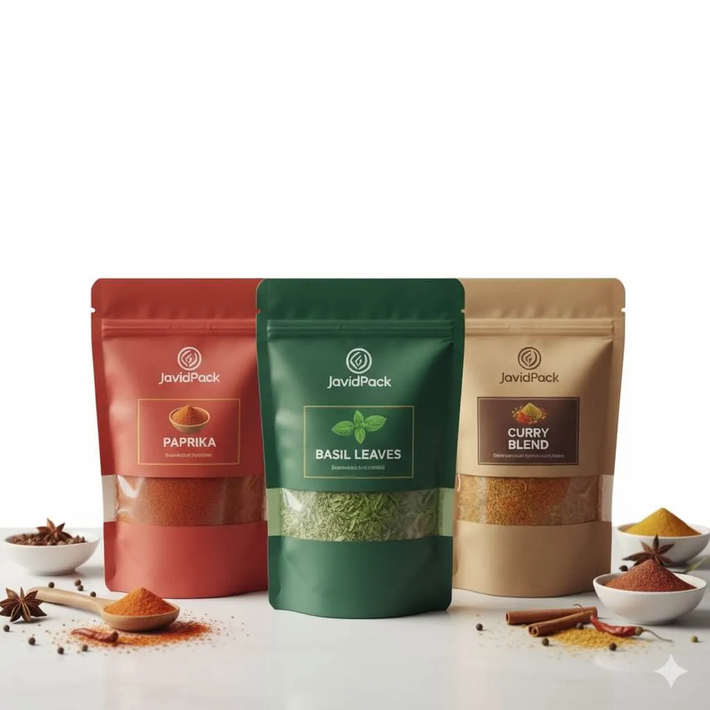 این عکس مربوط به بسته بندی ادویه می باشد