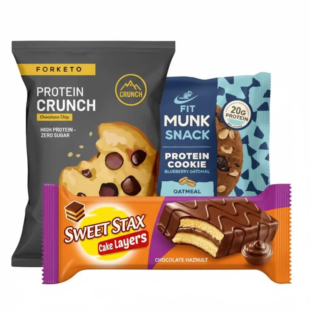 این عکس مربوط به بسته بندی کیک و کلوچه می باد