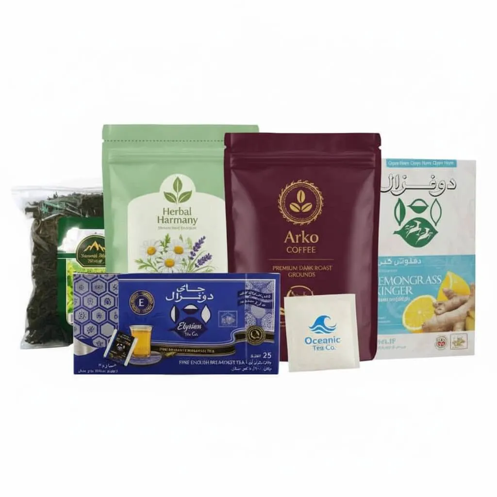 این عکس مربوط به بسته بندی چای و دمنوش می باشد