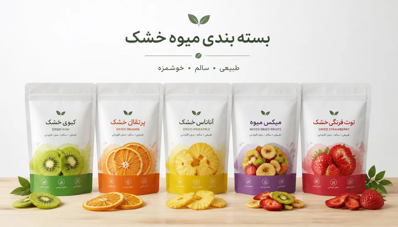 بسته بندی میوه خشک
